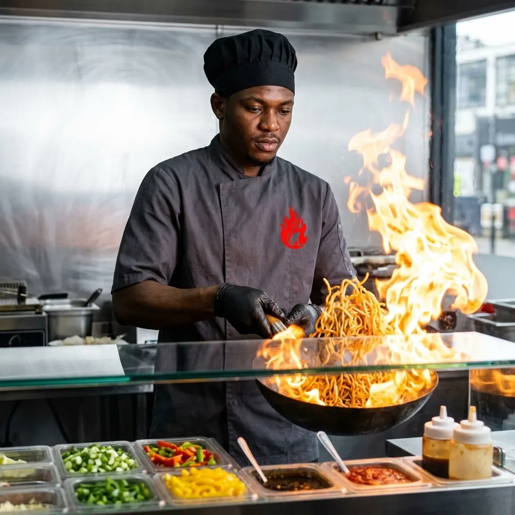 The Ember Corporate Experience — Crispy dry-fried lake fish, curry spiced rice, and fresh highland kachumbari for Westlands tech executives.